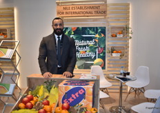 The stand of the Nile Establishment for International Trade in Egypt.